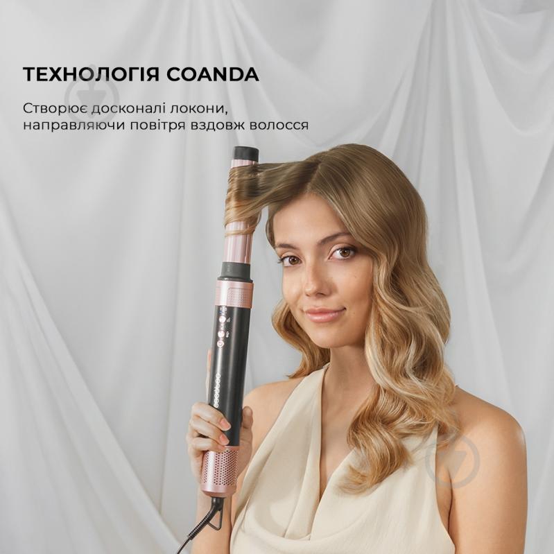 Стайлер CECOTEC Bamba CeramicCare 14in1 AirGlam Black - фото 3 Стайлер CECOTEC Bamba CeramicCare 14in1 AirGlam Black - фото 3