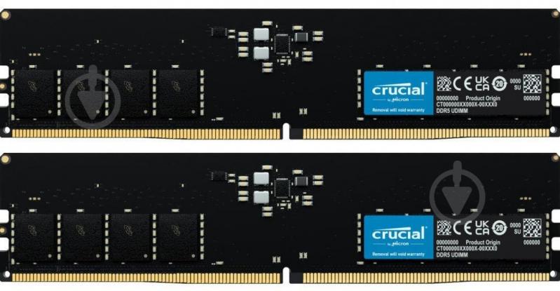 Оперативная память Crucial DDR5 SDRAM 16 GB (2x8GB) 5200 MHz (CT2K8G52C42U5) - фото 2