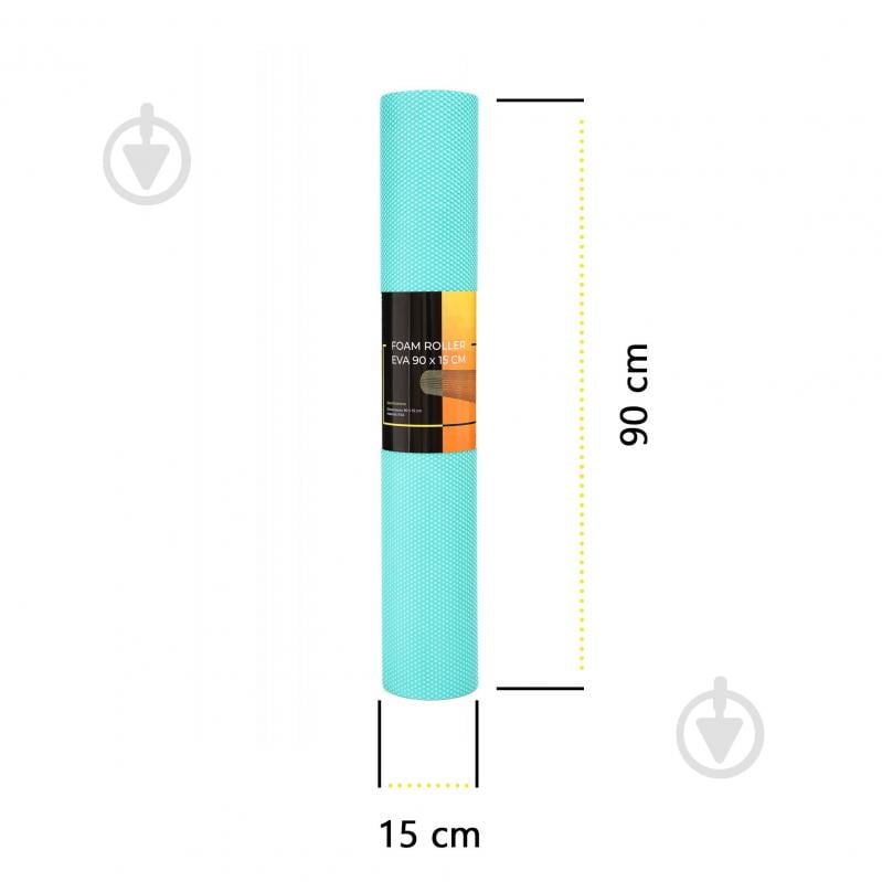 Масажний ролик Cornix EVA+ 90x15 см XR-0315 Mint - фото 9