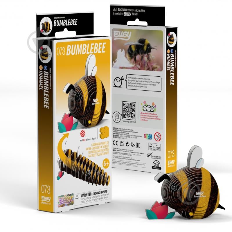 Пазли картонні EUGY Зоопарк Джміль XEG-073 - фото 1 Пазли картонні EUGY Зоопарк Джміль XEG-073 - фото 1