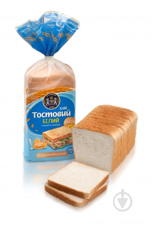 Хліб Кулиничі Тостовий білий європейський 330 г - фото 1