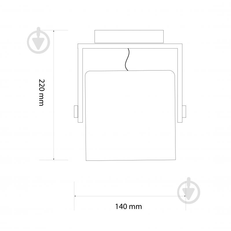 Бра LIGHT SET KONVALIA WLC 160 1xE27 черный/дерево - фото 5