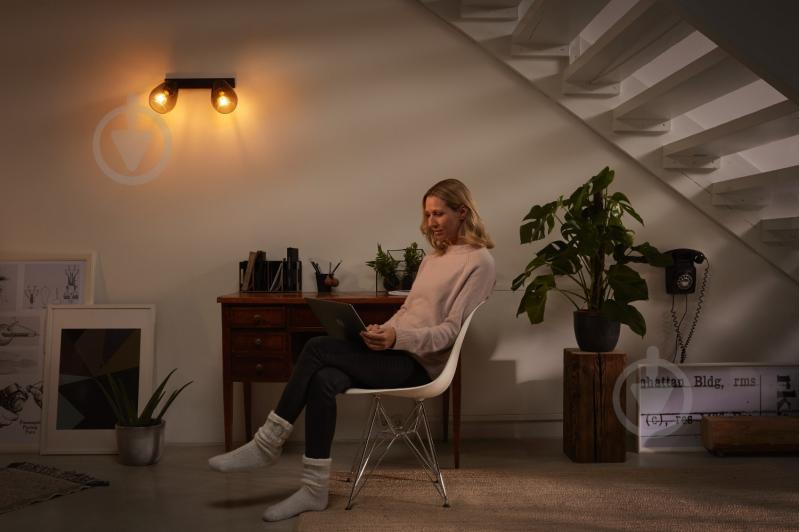 Люстра потолочная Ledvance Vintage Cone Spot 2x40 Вт E27 серый дымчатый - фото 5