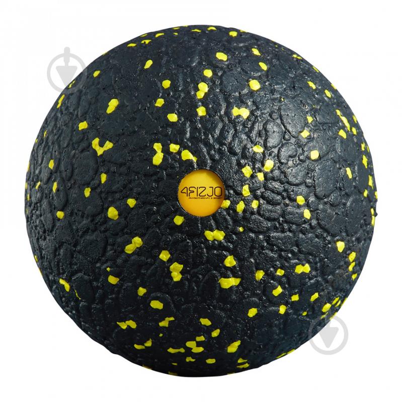 Массажный мяч 4fizjo EPP Ball 12 Black/Yellow (P-5907222931271) - фото 1