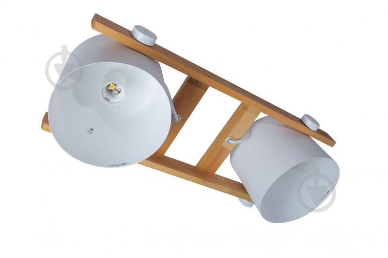 Люстра підвісна LIGHT SET KONVALIA RL 160 2xE27 білий/дерево - фото 4