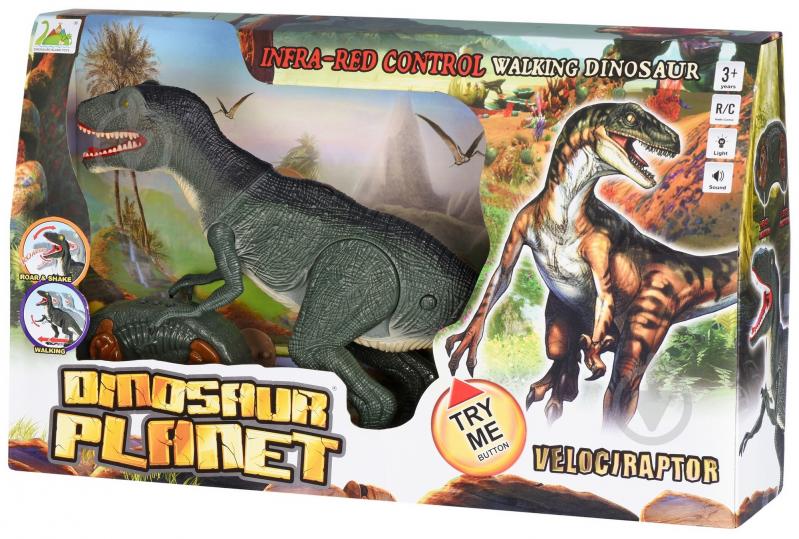 Динозавр Same Toy Dinosaur Planet зі світлом і звуком зелений RS6134Ut - фото 11