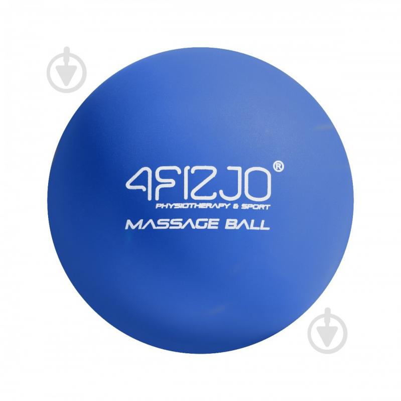 Масажний м'яч 4fizjo Lacrosse Ball 6,25 см 4FJ0320 Blue (P-5907739314291) - фото 1