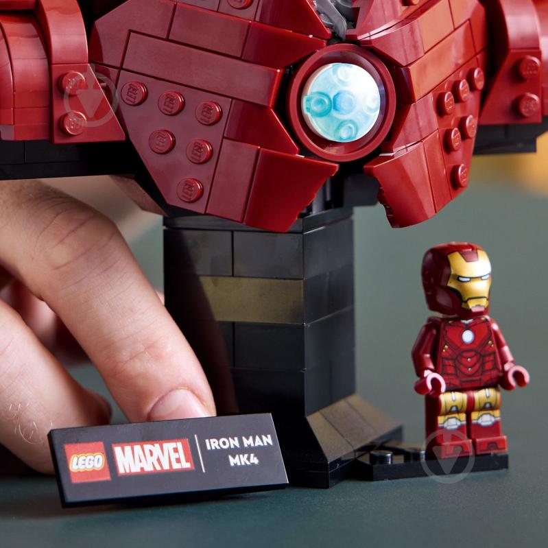 Конструктор LEGO Super Heroes Marvel Бюст Залізної Людини MK4 76327 - фото 7