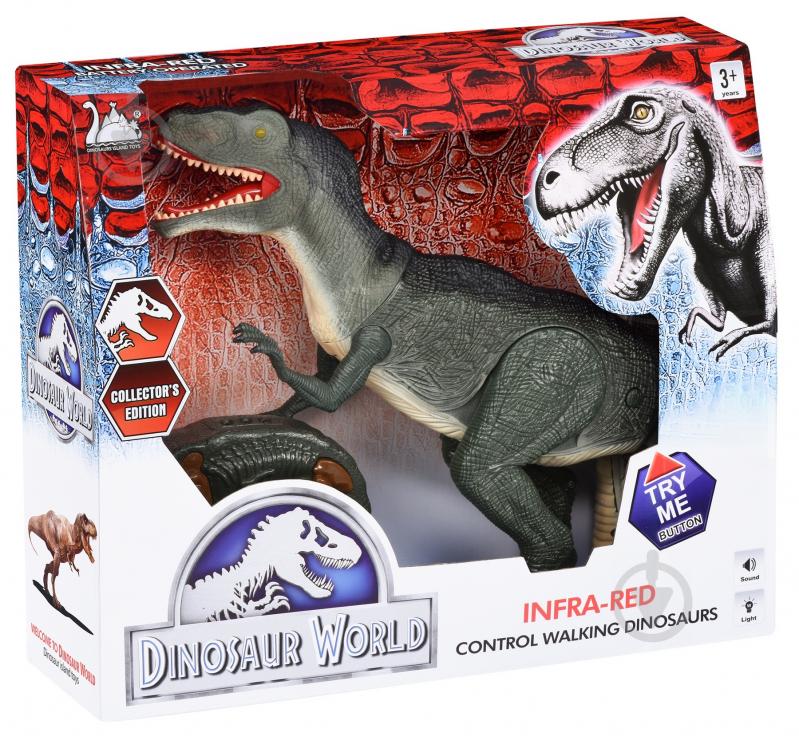 Динозавр Same Toy Dinosaur World зі світлом і звуком зелений RS6124Ut - фото 11