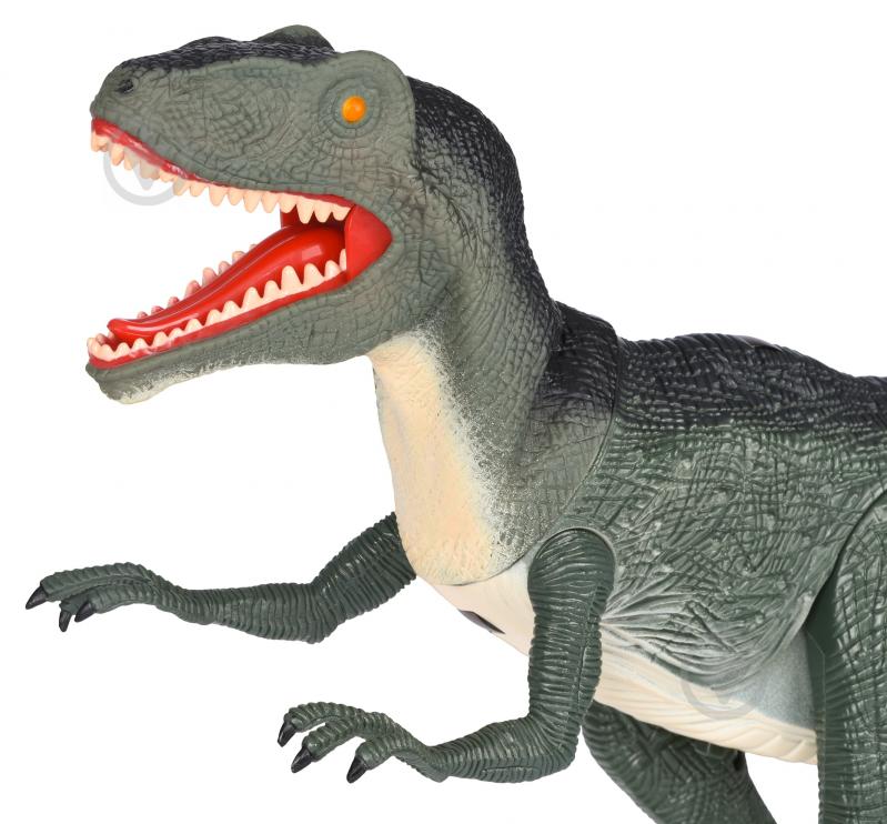 Динозавр Same Toy Dinosaur World зі світлом і звуком зелений RS6124Ut - фото 4