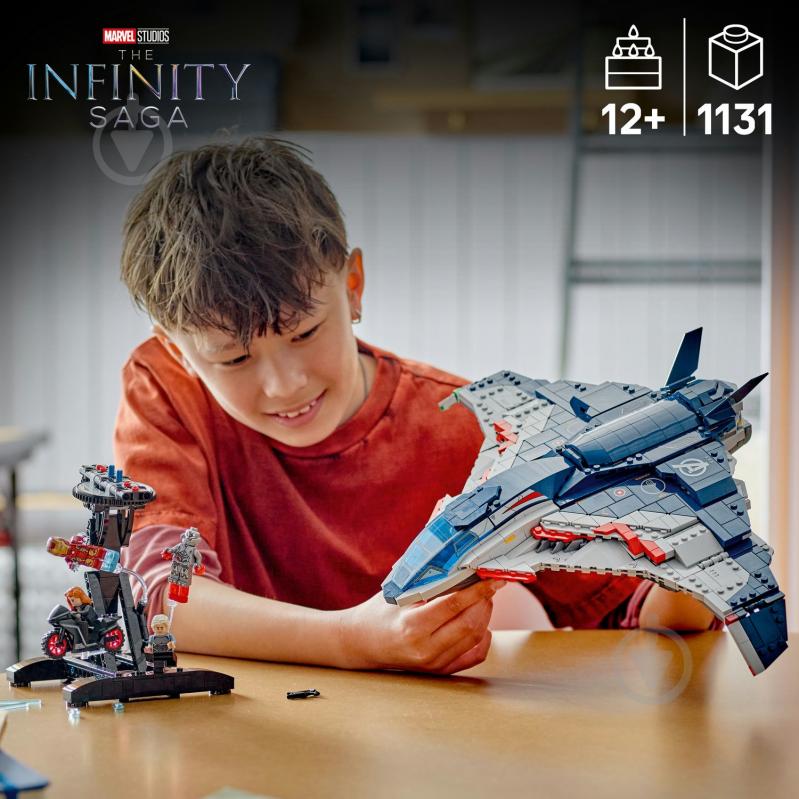 Конструктор LEGO Super Heroes Marvel Месники: Ера Альтрона Квінджет 76325 - фото 4