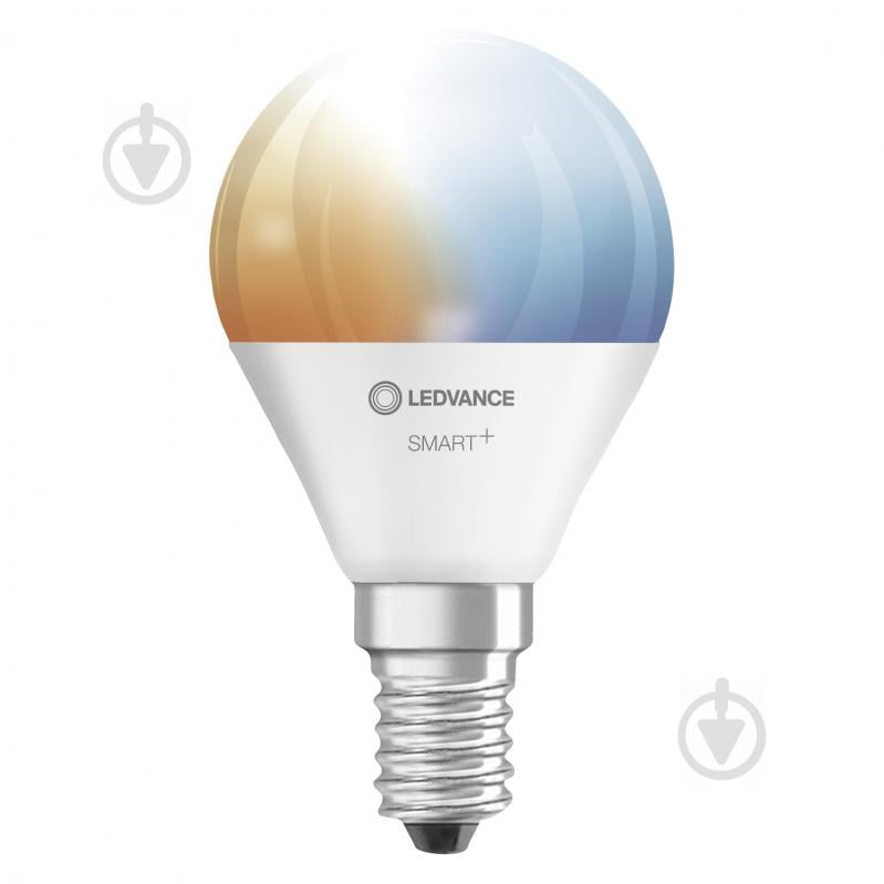 Лампа світлодіодна Ledvance SMART+ WiFi Mini bulb Tunable White 5 Вт P45 матова E14 220 В 2700-6500 К - фото 2