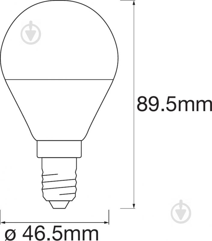 Лампа світлодіодна Ledvance SMART+ WiFi Mini bulb Tunable White 5 Вт P45 матова E14 220 В 2700-6500 К - фото 3