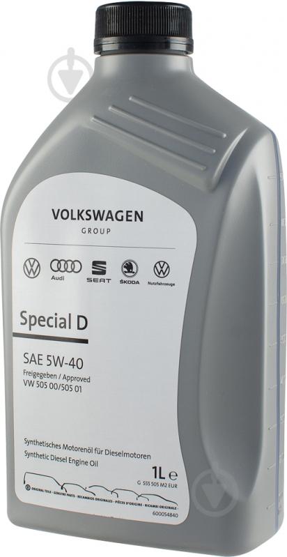 ᐉ Моторное масло VAG VW AUDI Special D 5W-40 1 л (G S55 505 M2 EUR ...