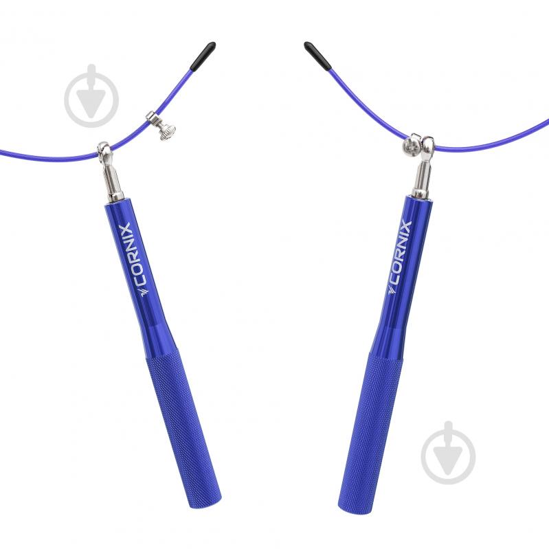 Скакалка Cornix скоростная для кроссфита Speed Rope XR-0153 Blue - фото 2