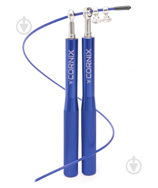 Скакалка Cornix скоростная для кроссфита Speed Rope XR-0153 Blue - фото 1