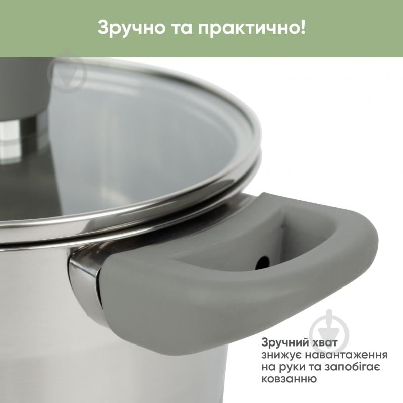 Кастрюля с крышкой Krauff Elite 1,3 л 26-238-054 - фото 10