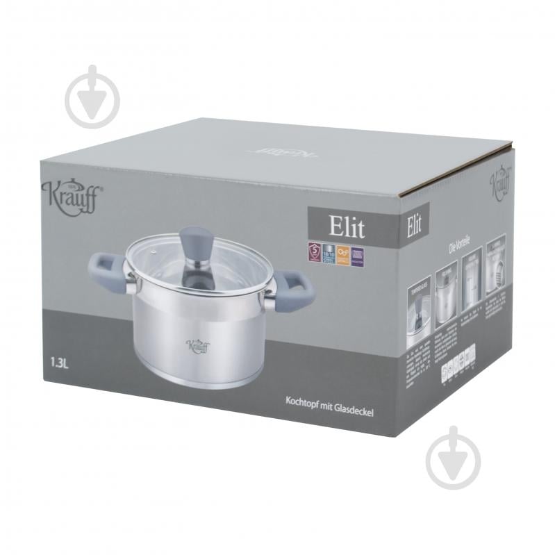 Кастрюля с крышкой Krauff Elite 1,3 л 26-238-054 - фото 13