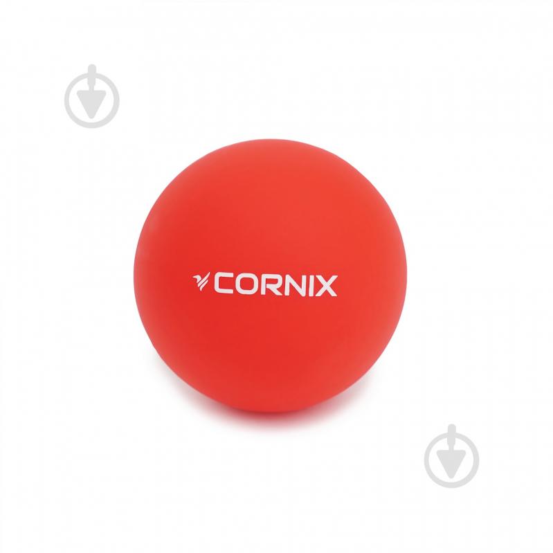 Массажный мяч Cornix Lacrosse Ball 6,3 см XR-0117 Red - фото 1