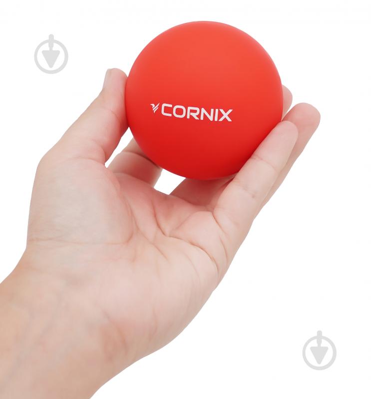 Массажный мяч Cornix Lacrosse Ball 6,3 см XR-0117 Red - фото 6