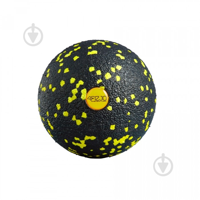 Масажний м'яч 4fizjo EPP Ball 08 Black/Yellow (P-5907222931240) - фото 1