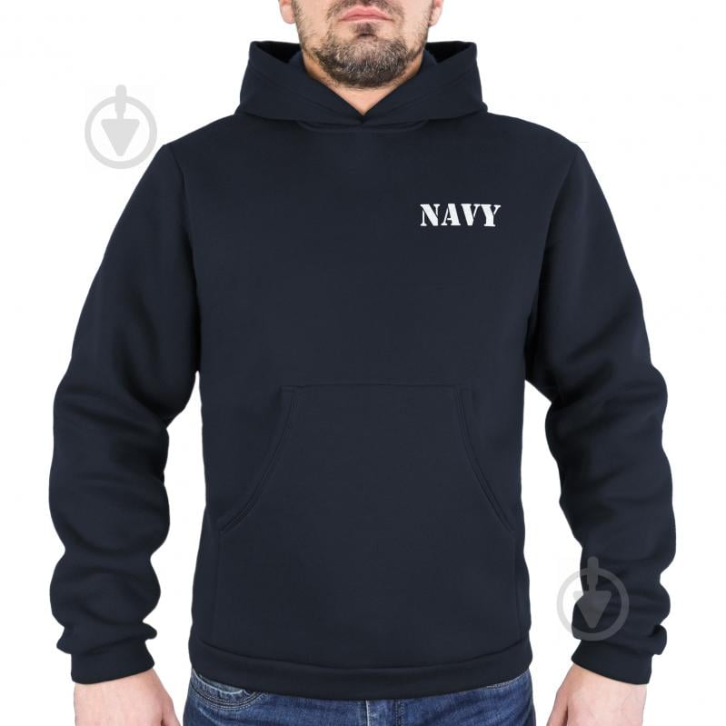 Худі P1G ДЕМІСЕЗОННЕ "NAVY" 29886 р. XXL темно-синій - фото 1