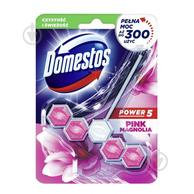 Туалетний блок Domestos Power 5 Крижана магнолія 67454578 - фото 2