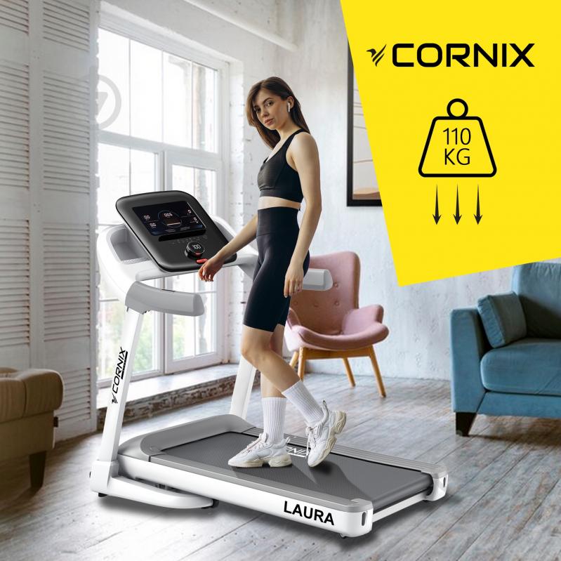 Беговая дорожка Laura White/Grey Cornix - фото 9