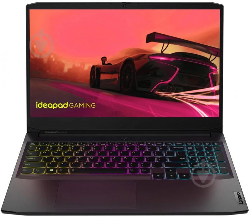 Ноутбук Lenovo IdeaPad Gaming 3 15ACH6 15,6" (82K20273RA) shadow black - фото 1