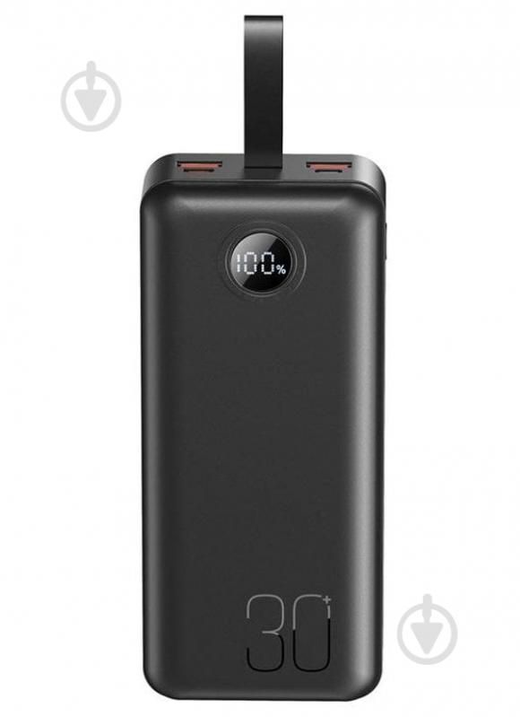 Повербанк Xo PR240 30000 mAh black (PR240.black) - фото 1