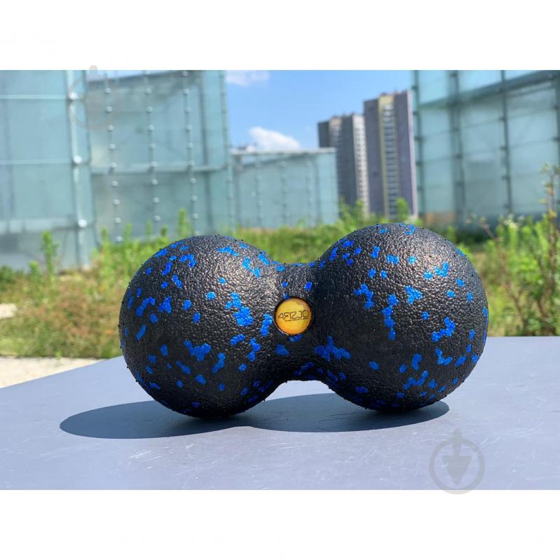 Массажный мяч 4fizjo EPP DuoBall 08 Black/Blue (P-5907222931318) - фото 3