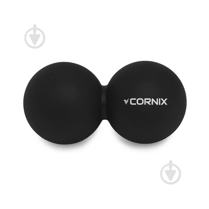 Масажний м'яч Cornix Lacrosse DuoBall 6,3x12,6 см XR-0113 Black - фото 1 Масажний м'яч Cornix Lacrosse DuoBall 6,3x12,6 см XR-0113 Black - фото 1