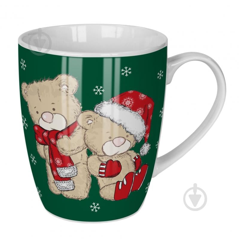 Чашка Keramia Новогодняя 360 мл 21-279-051 - фото 1 Чашка Keramia Новогодняя 360 мл 21-279-051 - фото 1