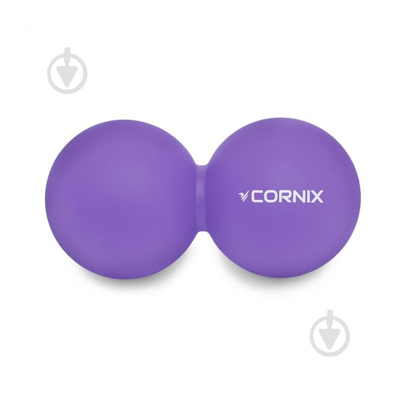 Массажный мяч Cornix Lacrosse DuoBall 6,3x12,6 см XR-0114 Purple - фото 1 Массажный мяч Cornix Lacrosse DuoBall 6,3x12,6 см XR-0114 Purple - фото 1