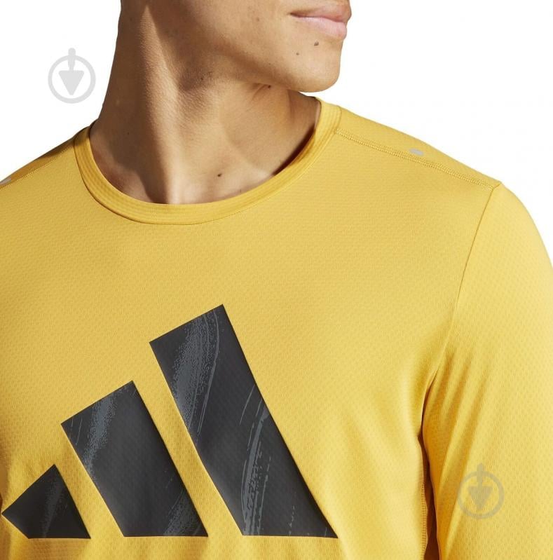 Футболка Adidas Run It BOS LS IL2196 р.S yellow - фото 3
