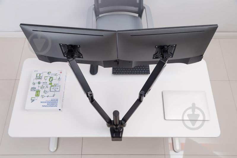 Кріплення для монітора OfficePro MA722B 17-32" 1-9kg Black поворотно-похилі 17"-32" чорний - фото 12 Кріплення для монітора OfficePro MA722B 17-32" 1-9kg Black поворотно-похилі 17"-32" чорний - фото 12