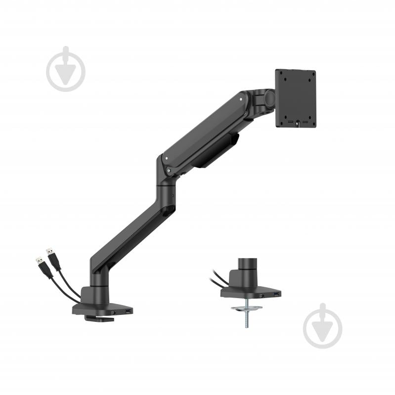 Крепление для монитора OfficePro настольное MA601B 17-40" 2-12kg Black поворотно-наклонные 17"-40" черный - фото 1 Крепление для монитора OfficePro настольное MA601B 17-40" 2-12kg Black поворотно-наклонные 17"-40" черный - фото 1