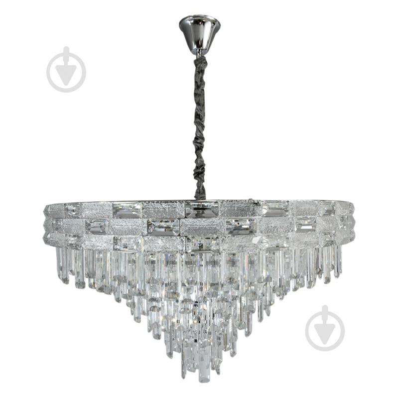 Люстра подвесная V-WATT KUNST CHR 19x40 Вт E14 хром - фото 2