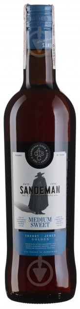 Вино Sandeman Medium Sweet Sherry біле напівсолодке 15% (8421150647105) 750 мл - фото 1