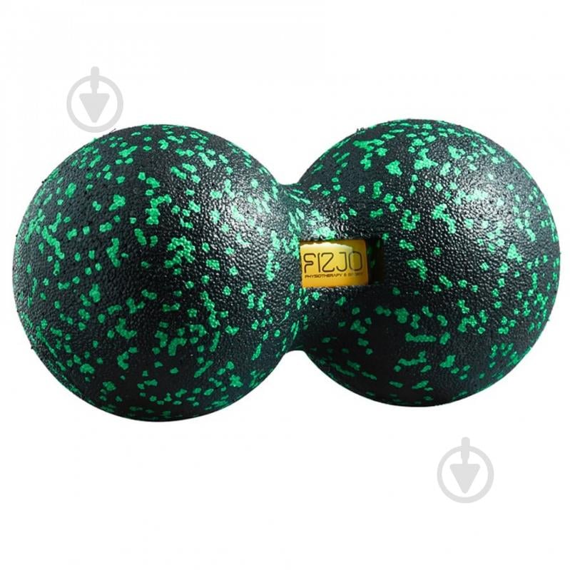 Массажный мяч 4fizjo EPP DuoBall 12 Black/Green (P-5907222931325) - фото 1