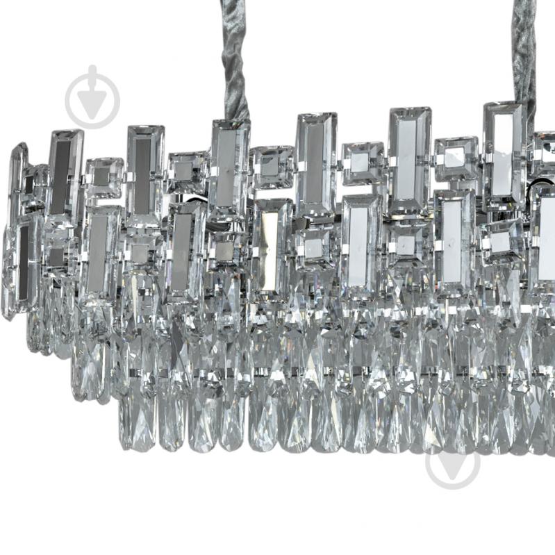 Люстра подвесная V-WATT REGN CHR 8x40 Вт E14 хром - фото 2