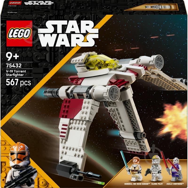 ᐉ Конструктор LEGO Star Wars Зоряний винищувач V-19 «Потік» 75432