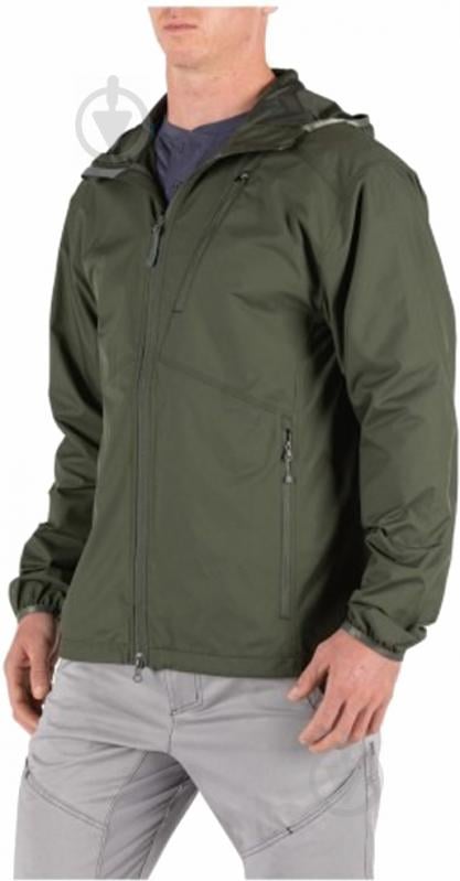 Куртка 5.11 Tactical Cascadia Windbreaker Jacket M зеленый - фото 2