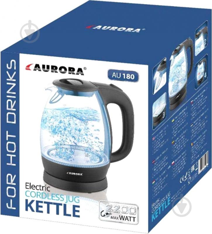 Електрочайник Aurora 180AU - фото 2 Електрочайник Aurora 180AU - фото 2