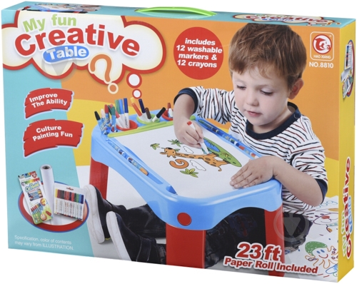 Стол детский Same Toy My Fun Creative table с аксессуарами 8810Ut - фото 3