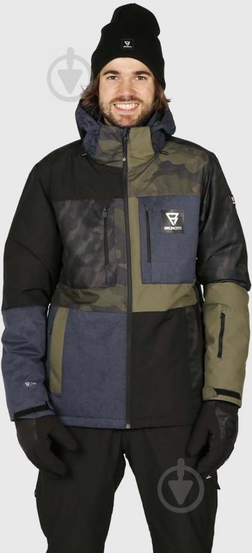 Куртка мужская зимняя Brunotti Aracin-Patchwork Mens Snowjacket 2021123084-0532 р.S черная - фото 4