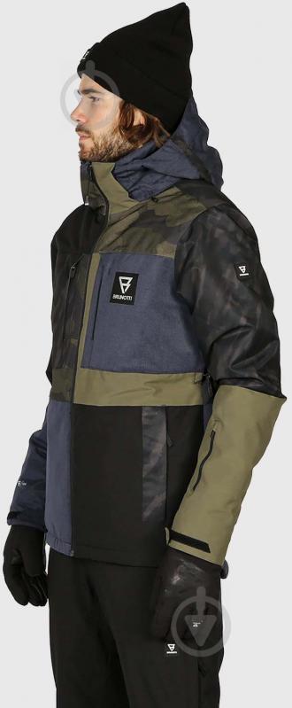 Куртка чоловіча зимова Brunotti Aracin-Patchwork Mens Snowjacket 2021123084-0532 р.S чорна - фото 6