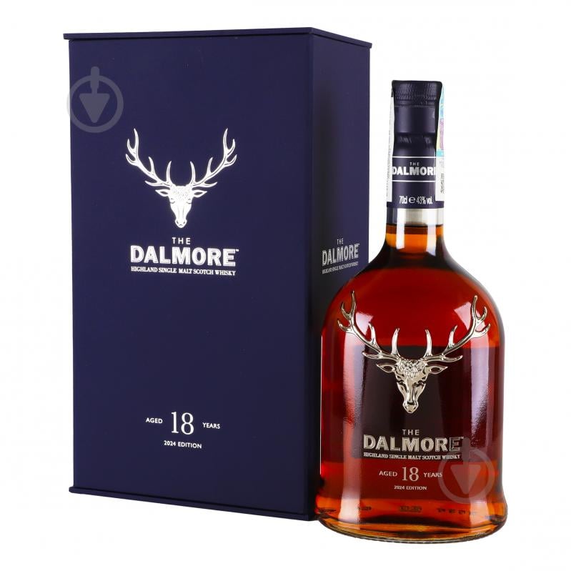 Виски Dalmore 18уо 43% в подарочной коробке 0,7 л - фото 1