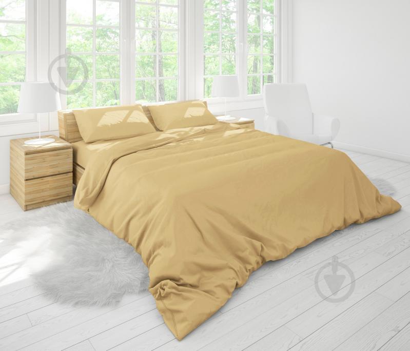 Комплект постільної білизни бязь Cream King Size (GDKGBC220240) кремовий Good-Dream - фото 1