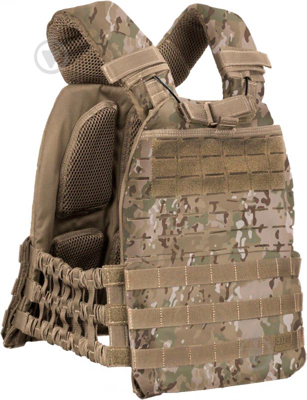 Плитоноска 5.11 Tactical для бронежилета "TACTEC PLATE CARRIER", Multicam - фото 7